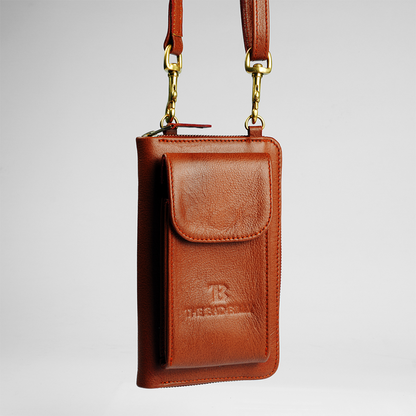 Relocate V2 leather mobile pouch